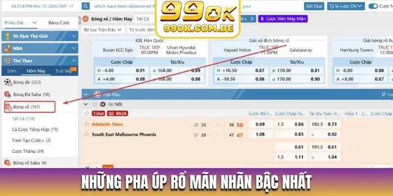 Những pha úp rổ mãn nhãn bậc nhất