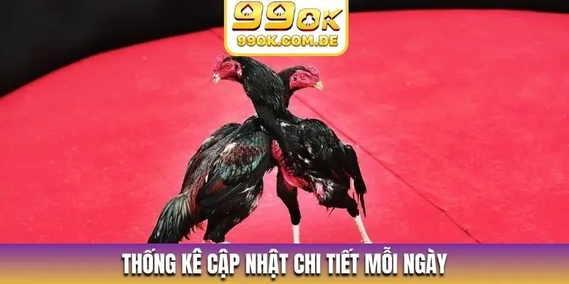Thống kê cập nhật chi tiết mỗi ngày
